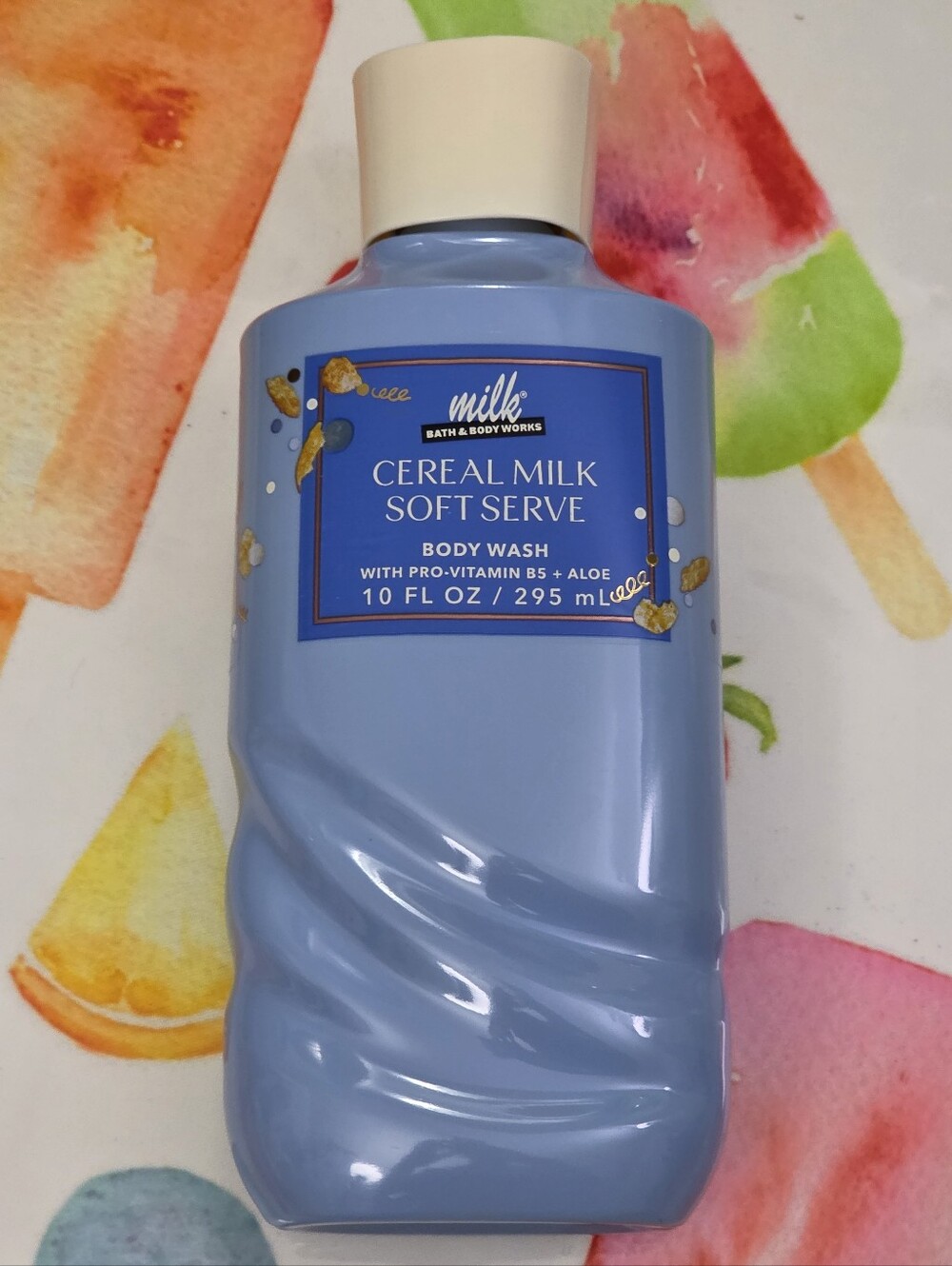 Bath & Body Works Cereal Milk Soft Serve Body Wash 10oz NEW RARE